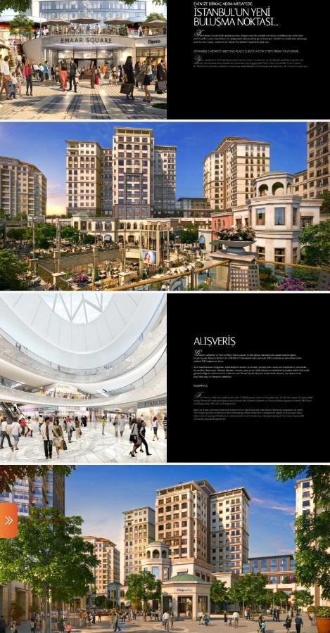 Serviced Luxurious 3+1 In Address Emaar Square イスタンブール エクステリア 写真