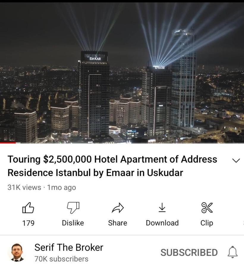 Serviced Luxurious 3+1 In Address Emaar Square イスタンブール エクステリア 写真